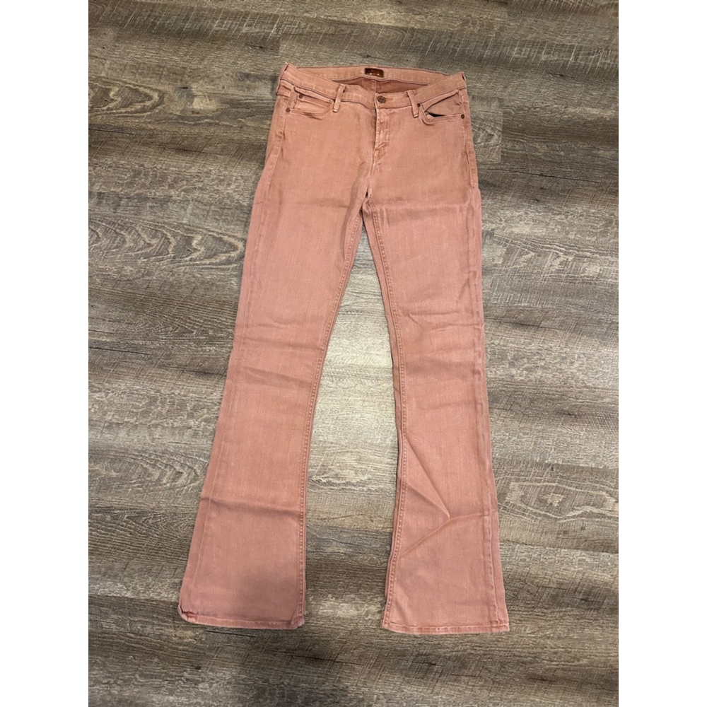 Women's Mother the runway Jeans Size 29 Pink red wood